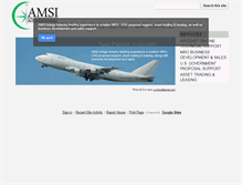 Tablet Screenshot of amsiservices.com
